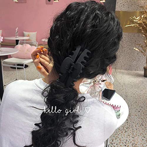 TODEROY 7PCS Large Hair Claw Clips for Woman,Non-slip Matte Banana Clips,Strong Hold jaw clip,Hair C