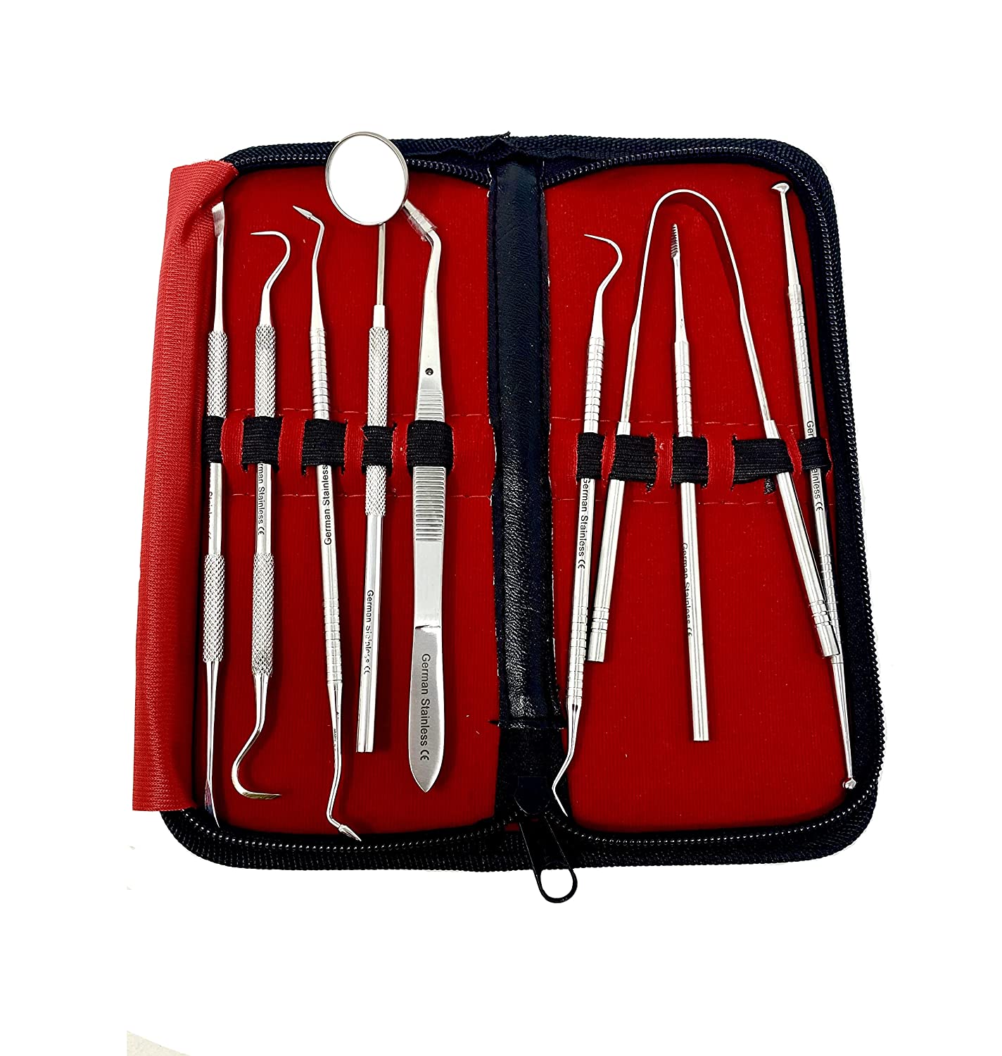 Cynamed -Dental Tools Dental Pick Oral Care Kit, Stainless Steel Dental Hygiene Kit Set, Tooth Scrap