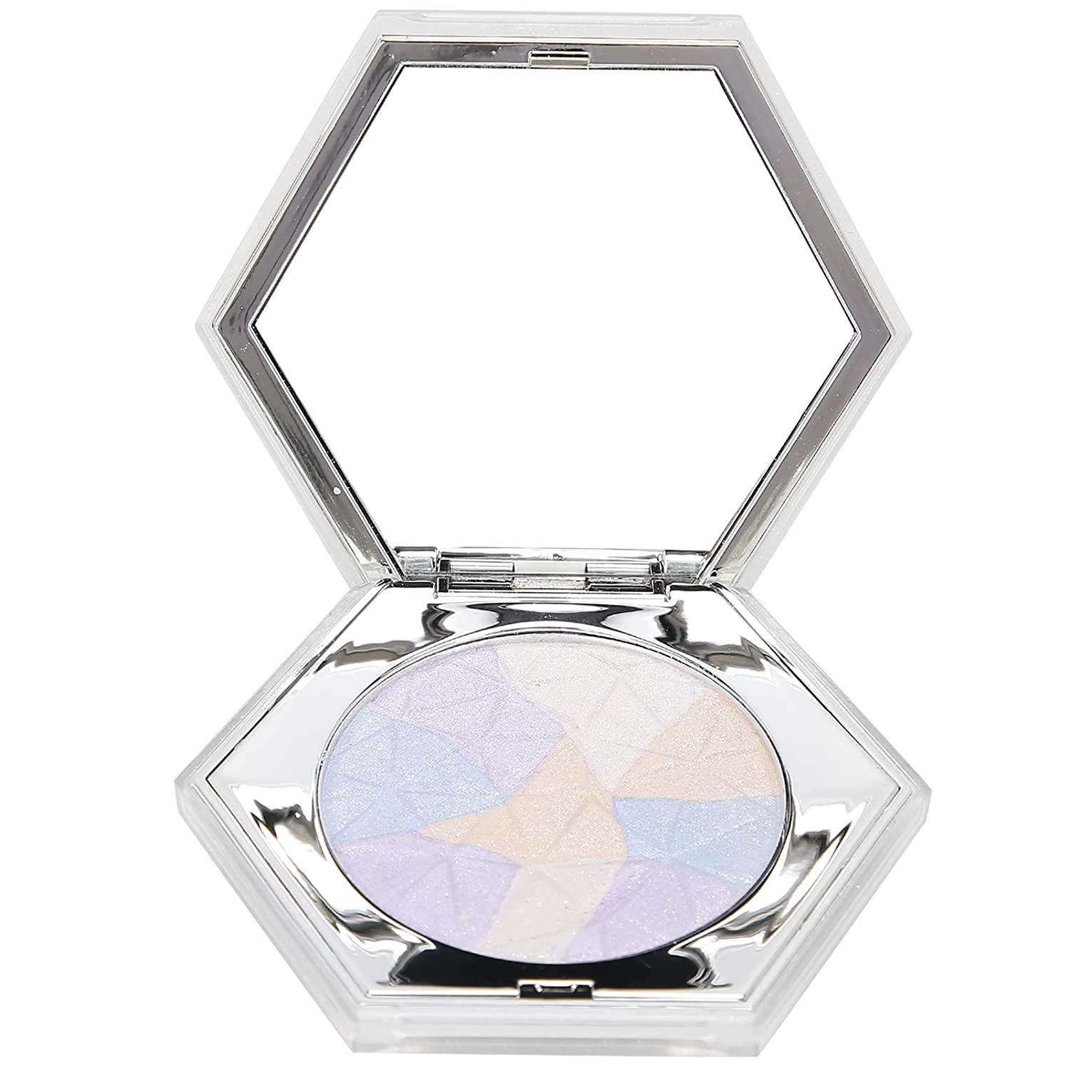 2pcs Highlight Pressed Powder, Long Lasting and Waterproof Glitter Face Contour Powder Highlighter M