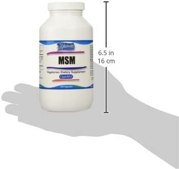 Kala Health MSMPure Vegetarian Capsules, 250 Count, Made with Organic Sulfur Crystals, 99.99% Pure D