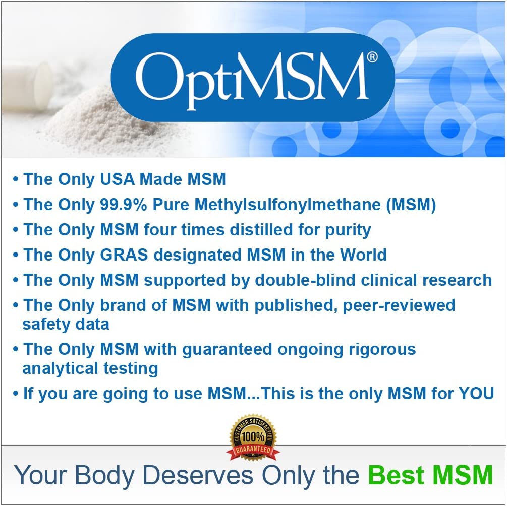 Kala Health MSMPure Vegetarian Capsules, 250 Count, Made with Organic Sulfur Crystals, 99.99% Pure D