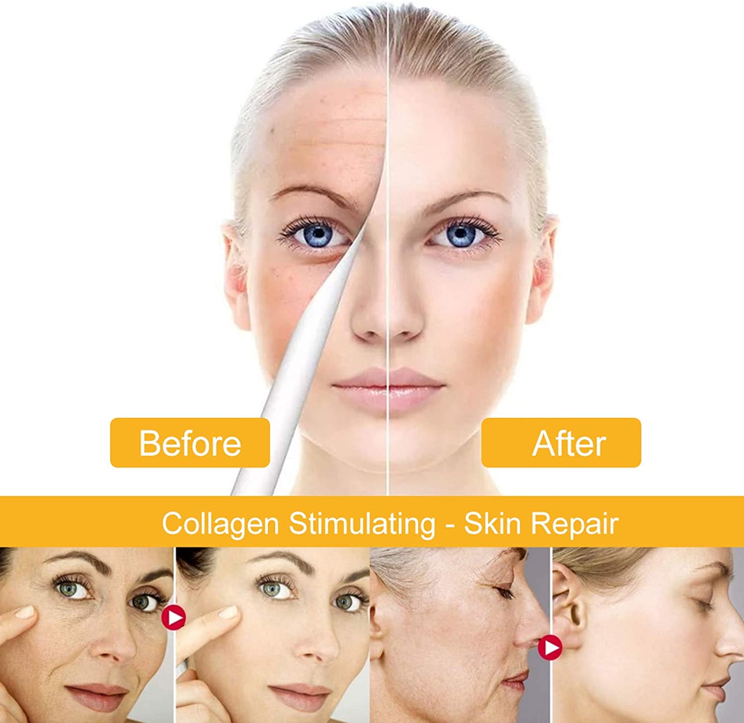 shuxia Restorative Face Cream for Women Men, Collagen Skincare Face Moisturizer, Day Night Facial Cr