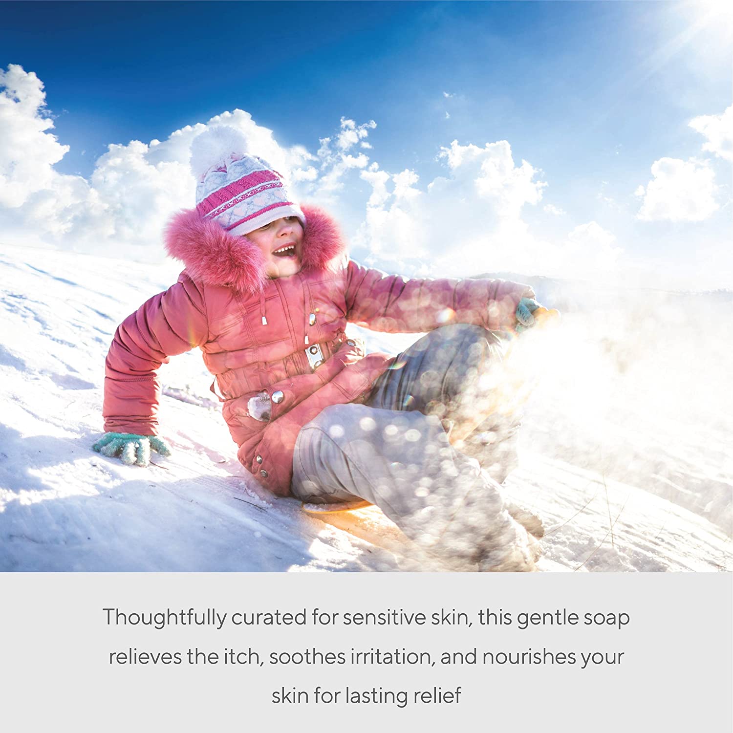 Eczema Face Soap Body Wash Bar – All Natural Psoriasis, Dermatitis Treatment for Dry Itchy Flaky S