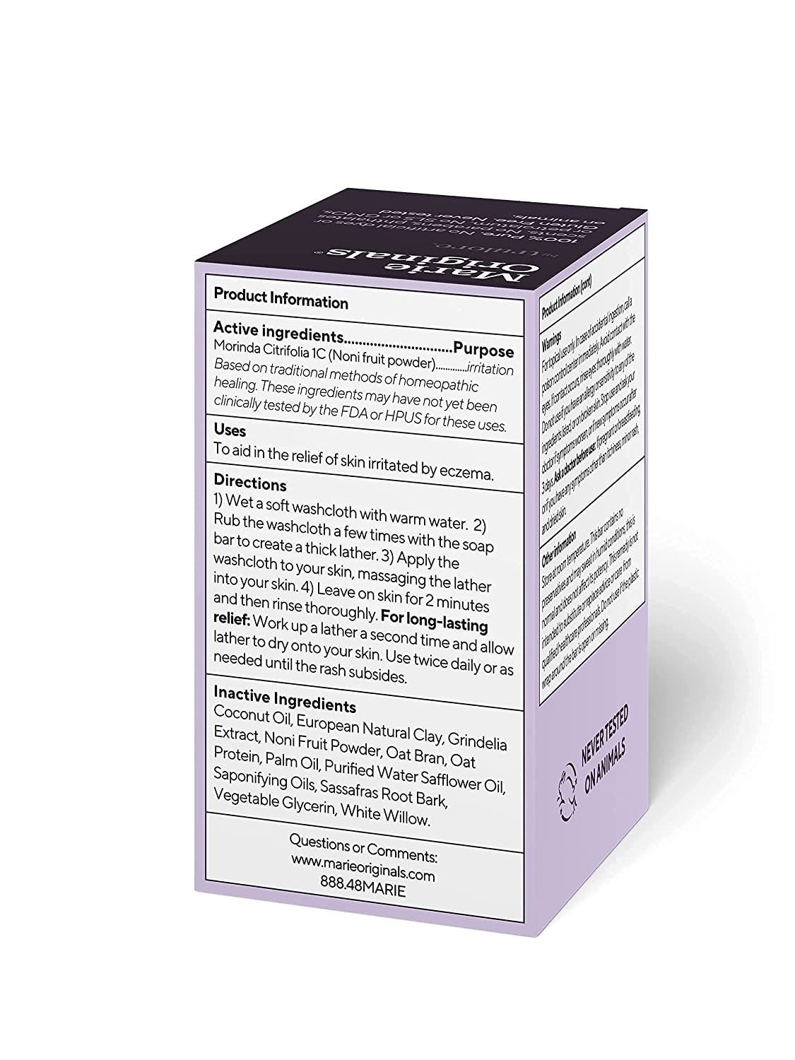 Eczema Face Soap Body Wash Bar – All Natural Psoriasis, Dermatitis Treatment for Dry Itchy Flaky S