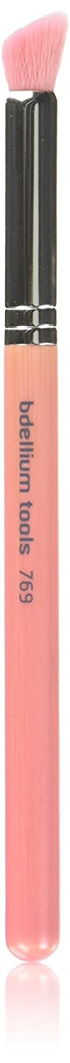 Bdellium Tools Professional Makeup Brush Pink Bambu Series - 769 Angled Contour