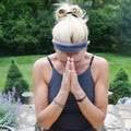 Sweaty Bands Womens Girls Headband - Non-Slip Velvet-Lined Fashion Hairband - Watercolors Gray 1.5-I