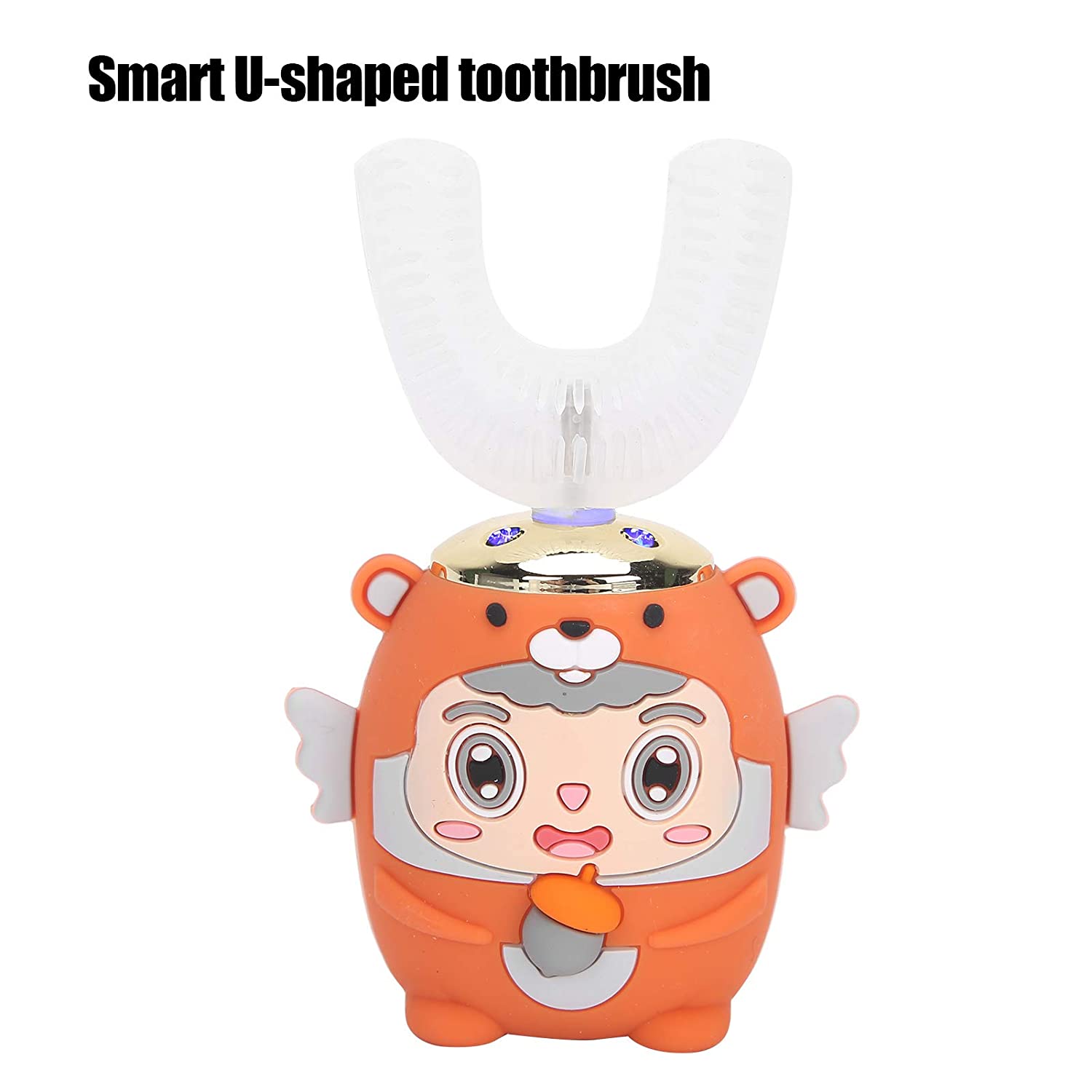 Electric Toothbrush, IPX7 Waterproof Electric Cleaning Toothbrush, Home Travel Girls for Boys(squirr