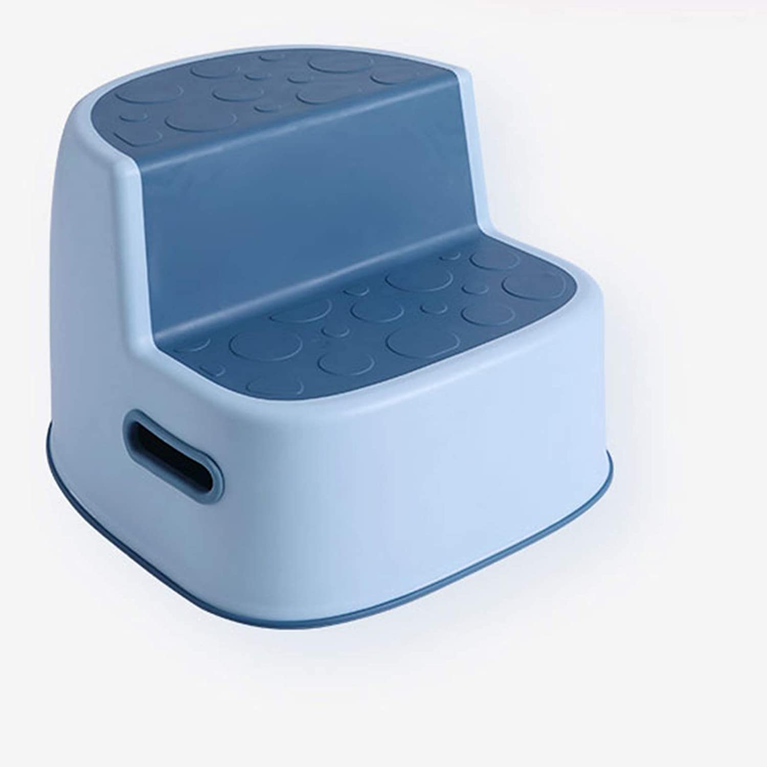 New Double Step Stool Bathroom Toilet Stool for Toddlers,Plastic Step Stool Multifunctio Non-Slip Ru