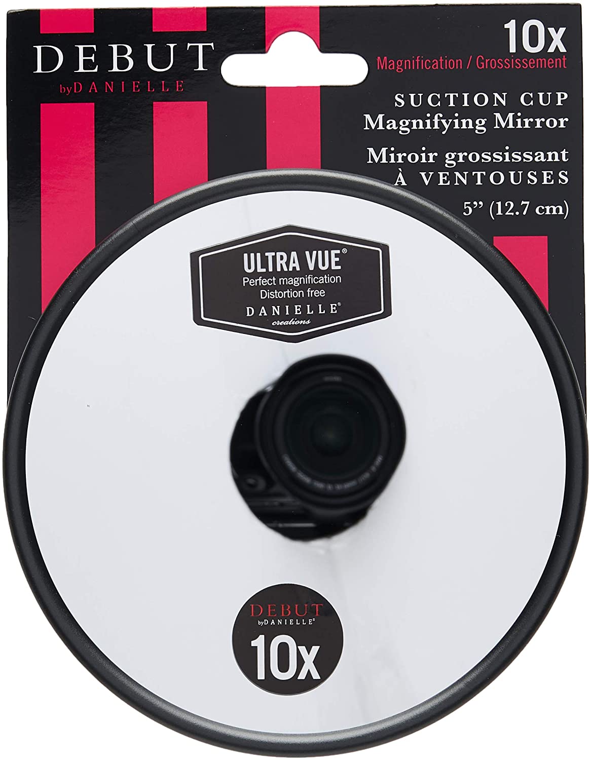 Debut by Danielle Suction Cup Mirror, 10X Magnifying