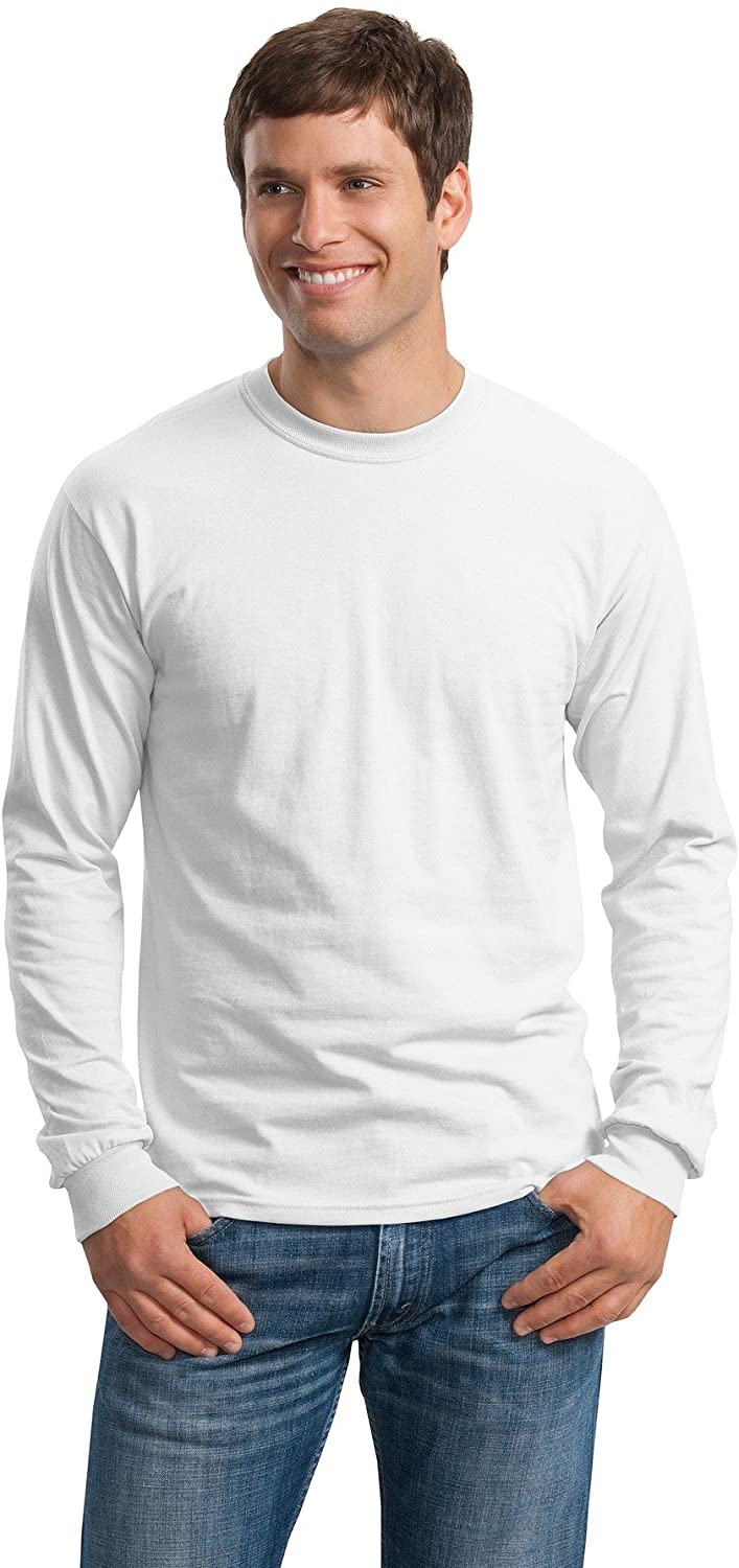 Gildan Men's Ultra Cotton Long Sleeve T-Shirt, Style G2400