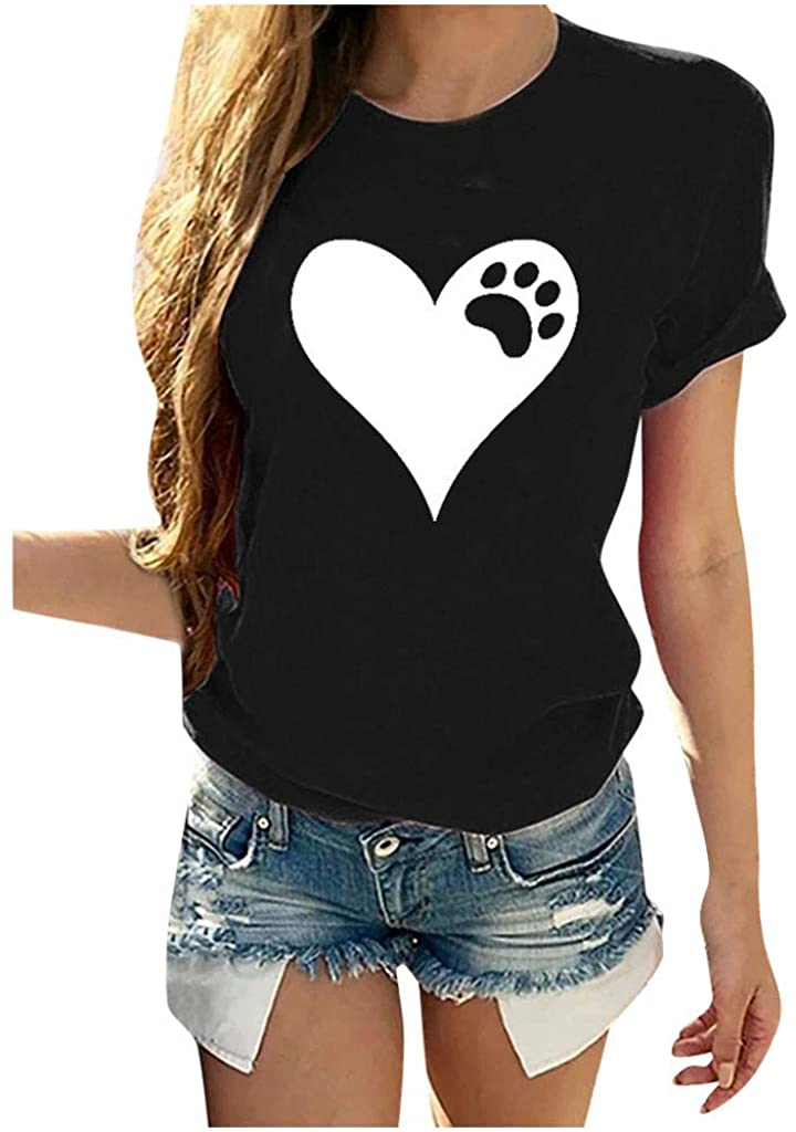 Dosoop Women 2020 New Summer Blouse Valentine