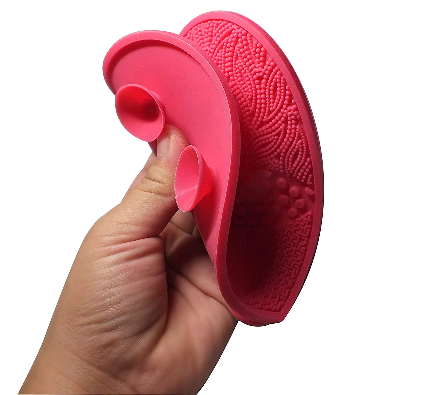 LARGE Brush Cleaning Mat, Makeup Brush Cleaning Mat, Silicone Makeup Cleaning Brush Scrubber Mat Por