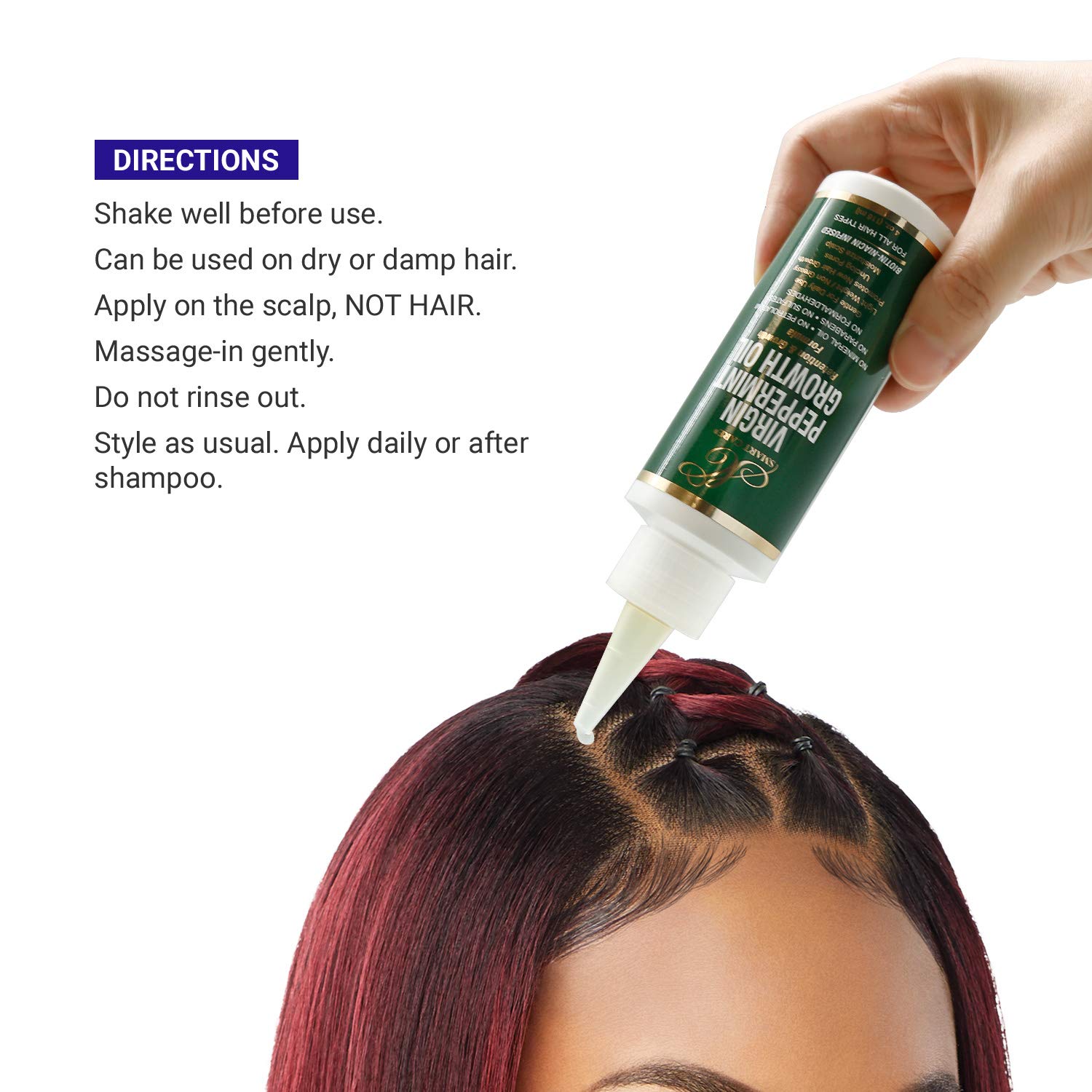 Smart Care Virgin Growth Oil Retention & Growth Formula Wild Growth (1 PACK, Black Castor)