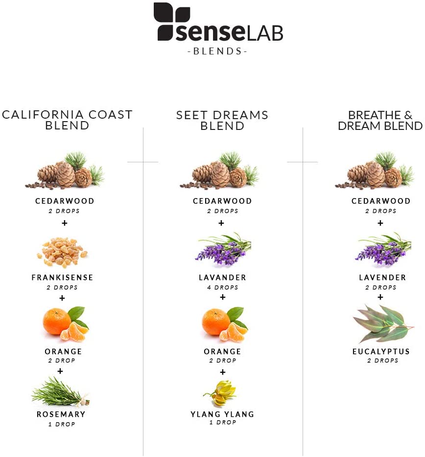 SenseLAB Cedarwood Essential Oil - 100 % Pure Extract Cedarwood Oil Therapeutic Grade - Hair and Ski