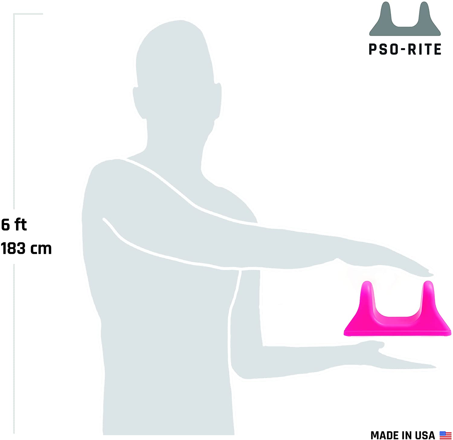 PSORITE Psoas Muscle Release and Deep Tissue Massage Tool Psoas, Back, Hip Flexor Release