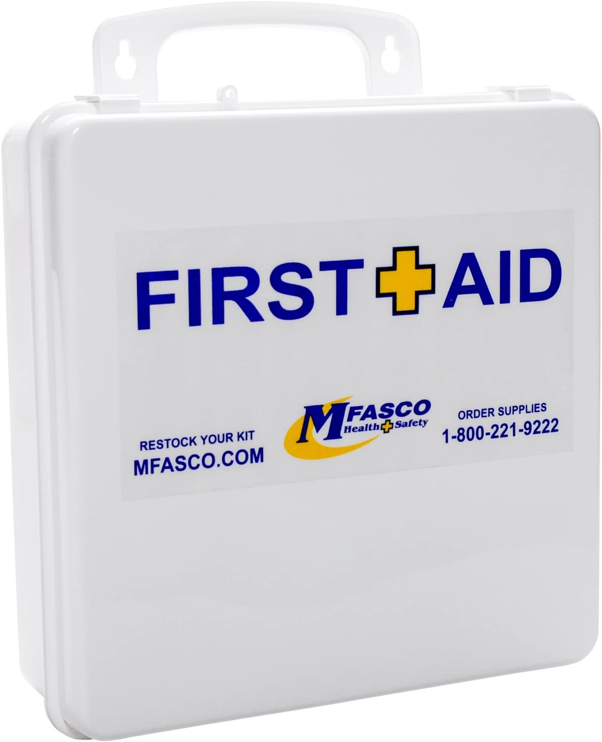 OSHA Class A Restaurant First Aid Kit with Blue Bandages Plastic Box by MFASCO