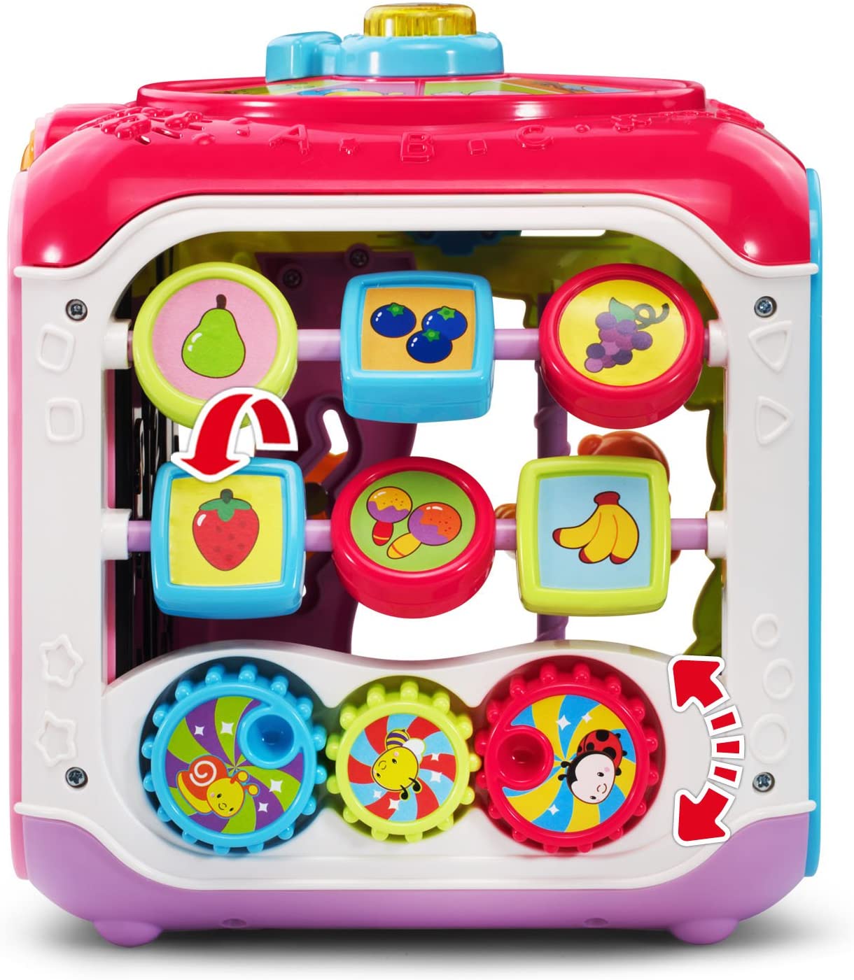 VTech Sort and Discovery Activity Cube (Frustration Free Packaging), Pink