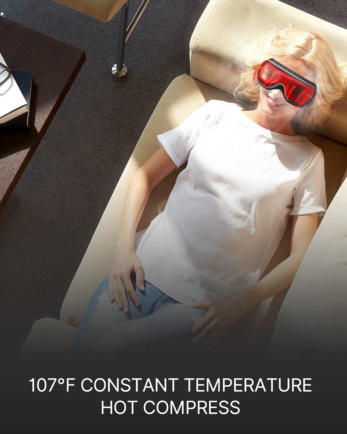 Eye Mask for Sleeping & RENPHO Eye Massager with Heat