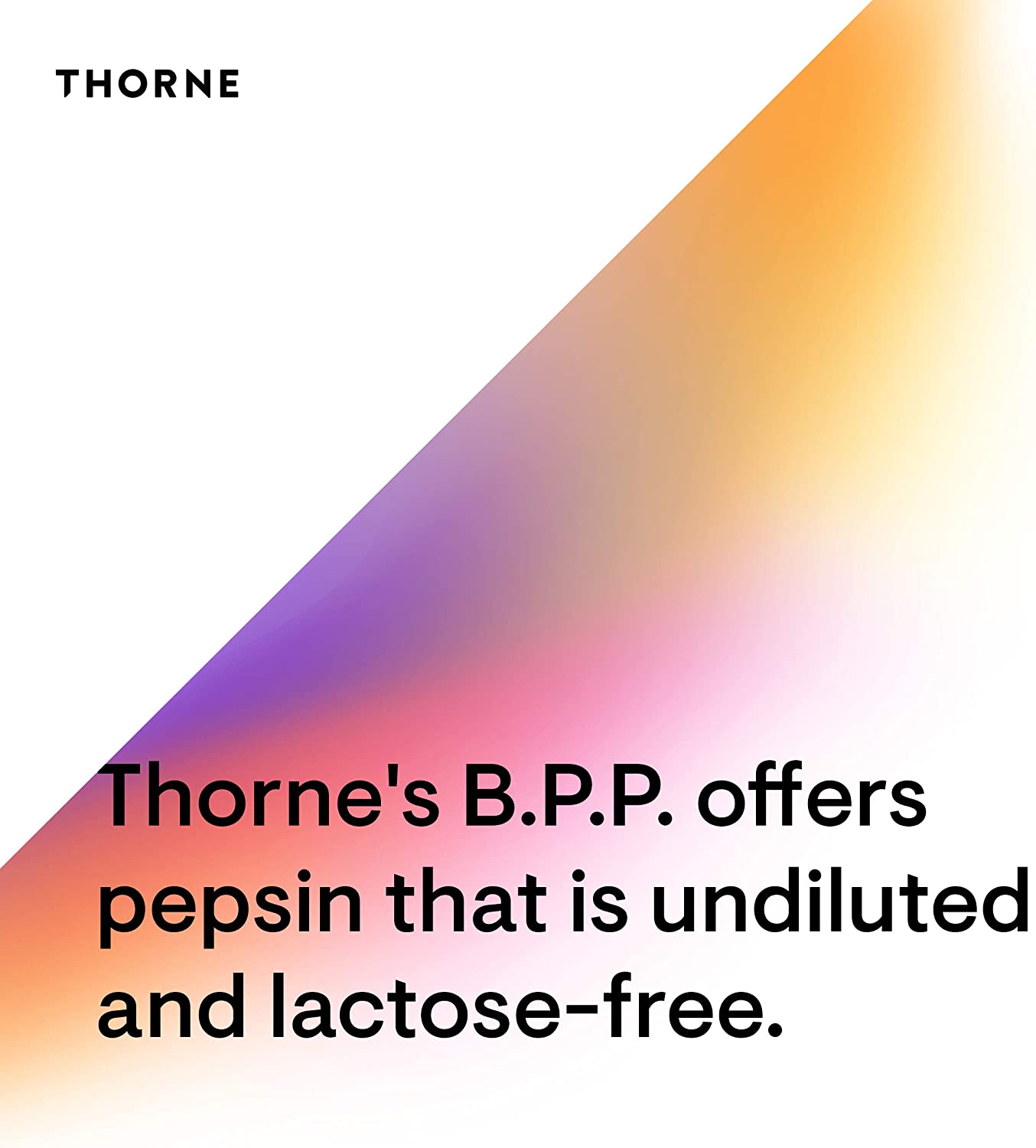 Thorne B.P.P. - Betaine, Pepsin, Pancreatin - Comprehensive Blend of Digestive Enzymes - to Support 