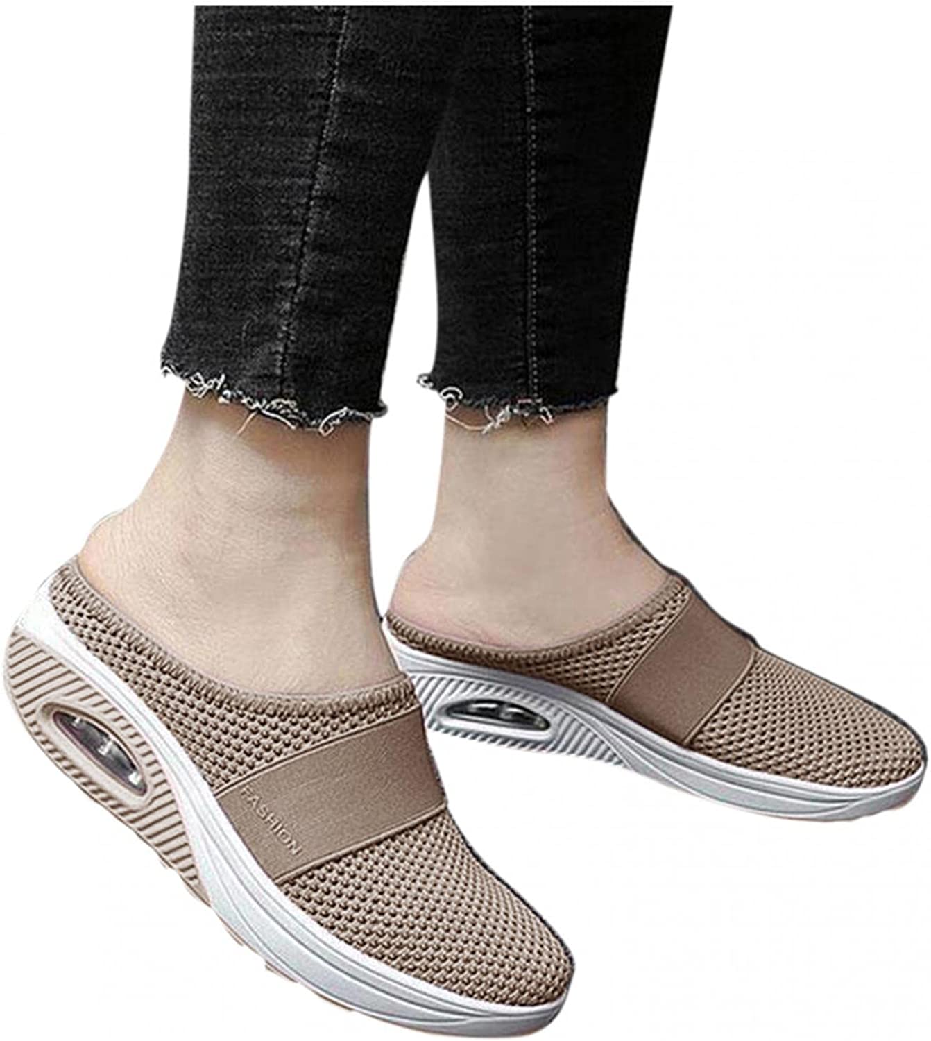 Walking Shoes Women Plantar Fasciitis Air Cushion Comfort Mesh Shoes Orthopedic Diabetic Walking Sho