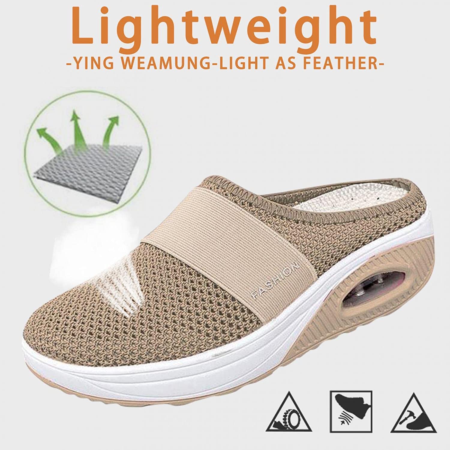 Walking Shoes Women Plantar Fasciitis Air Cushion Comfort Mesh Shoes Orthopedic Diabetic Walking Sho