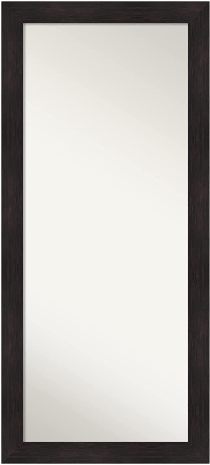 Amanti Art Full Length Mirror (65.6 x 29.6 in.), Furniture Espresso Frame - Floor Mirror, Full Body