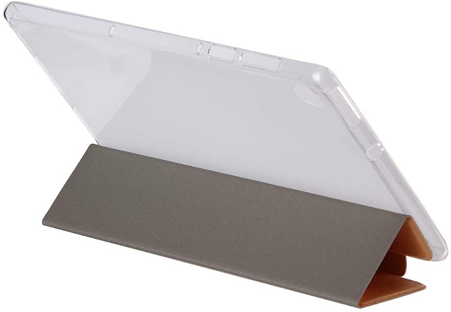 Herzzer Three Fold Leather Case for Huawei M10 FHD Plus,Slim Multi-Angle View Folio Stand Premium Co