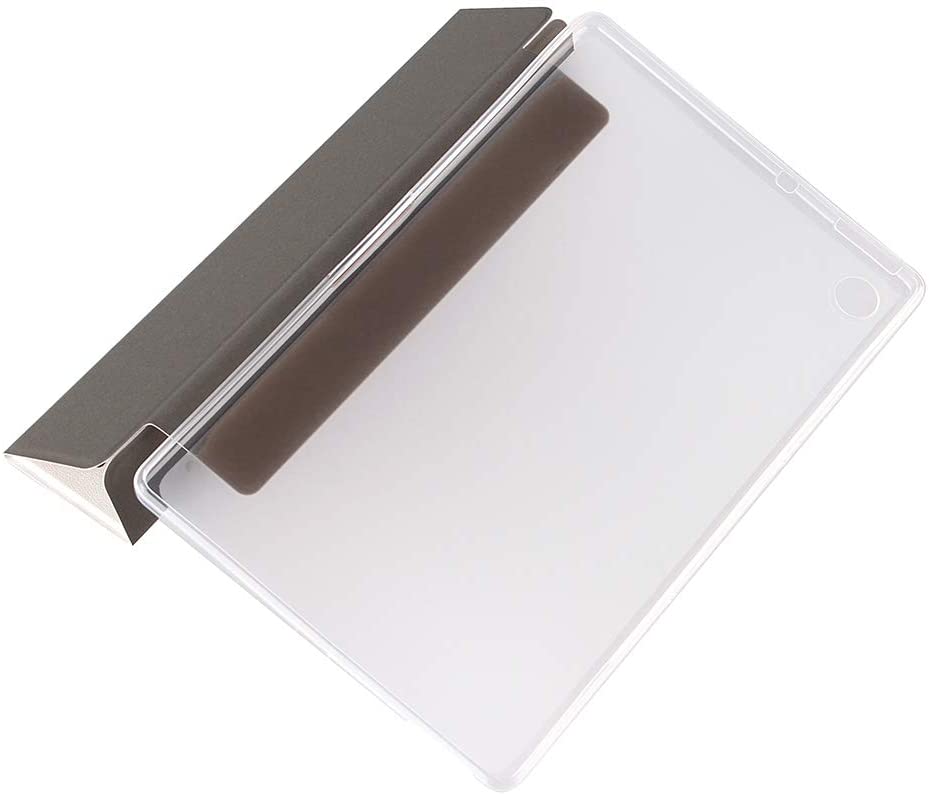 Herzzer Three Fold Leather Case for Huawei M10 FHD Plus,Slim Multi-Angle View Folio Stand Premium Co