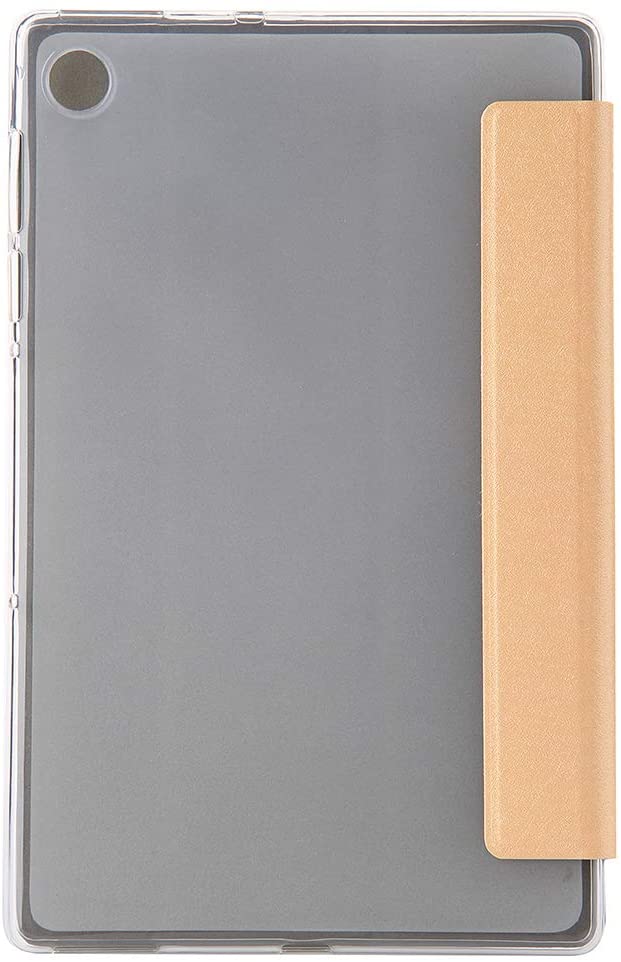 Herzzer Three Fold Leather Case for Huawei M10 FHD Plus,Slim Multi-Angle View Folio Stand Premium Co