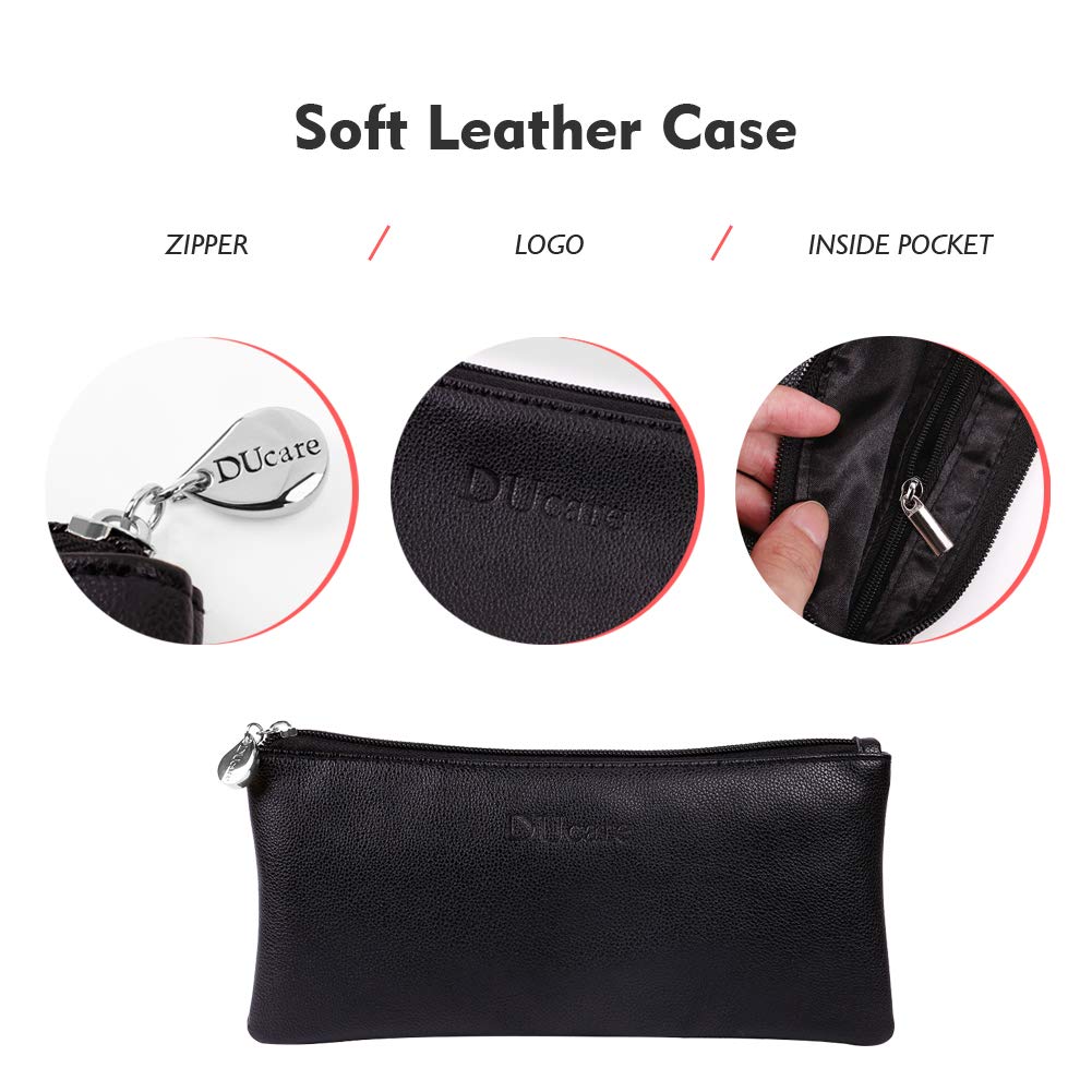 DUcare Makeup Brush Set with Case,Premium Synthetic Makeup Brushes 12 Piece Hairs Kabuki Foundation 