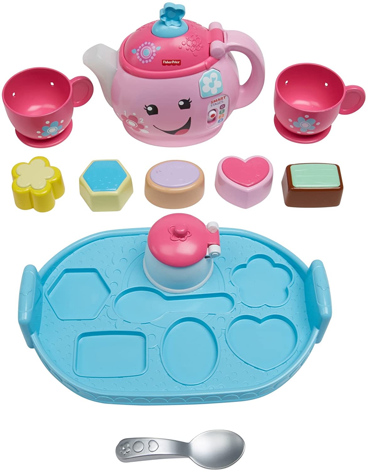 Fisher-Price Laugh & Learn Sweet Manners Tea Set, Brown/A