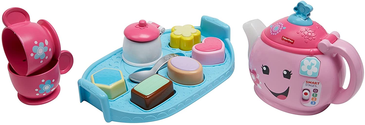 Fisher-Price Laugh & Learn Sweet Manners Tea Set, Brown/A