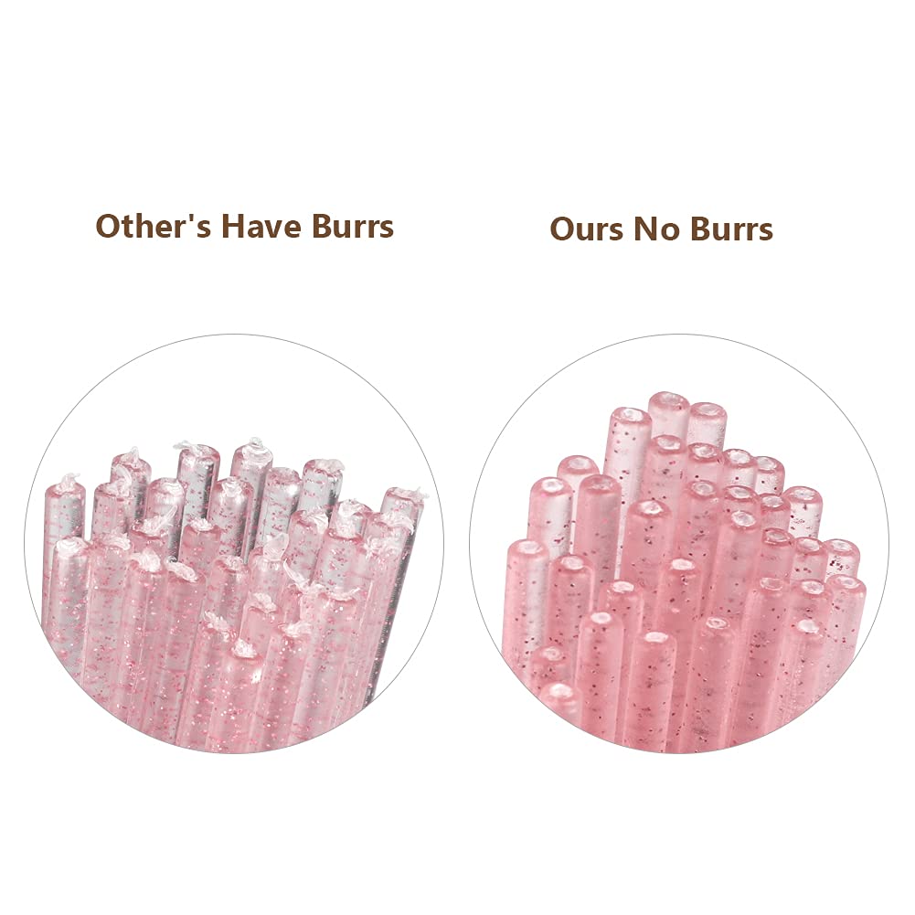 400PCS Crystal Micro Brush Applicator Disposable Micro Cotton Swabs for Eyelash Extensions Makeup Cl