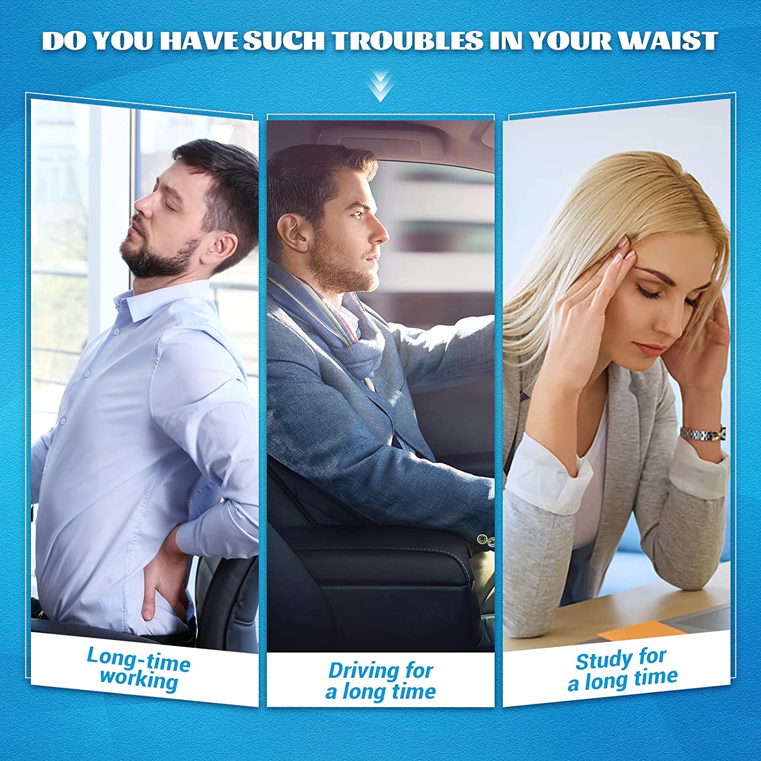 Back Stretcher, Lumbar Back Cracker Board Pain Relief Device, Back Massage Spine Board for Herniated