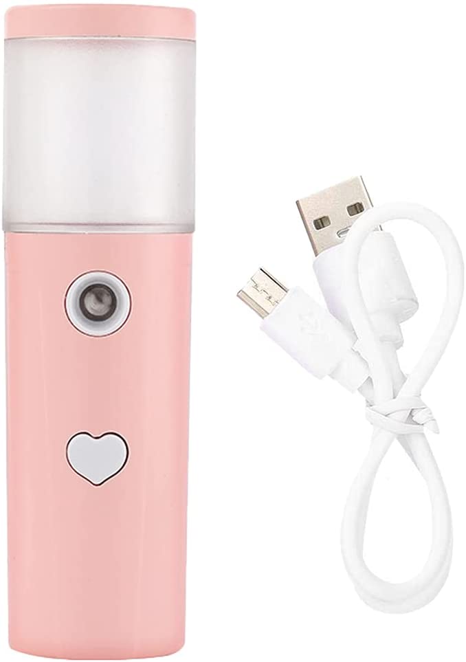 Face Mist Steamer Handy Mini Mister 27ml Facial Handy Sprayer Hydrating Mister USB Rechargeable for 