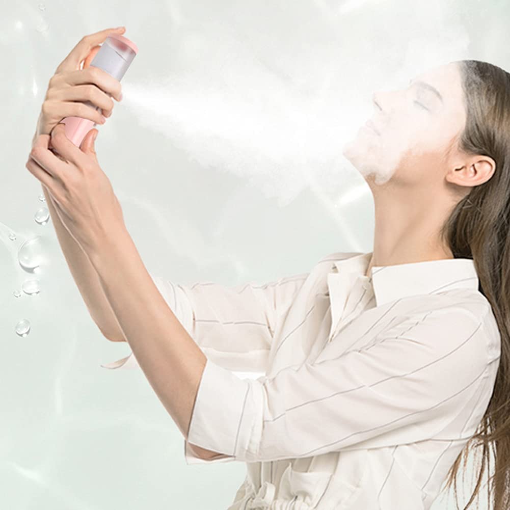 Face Mist Steamer Handy Mini Mister 27ml Facial Handy Sprayer Hydrating Mister USB Rechargeable for 