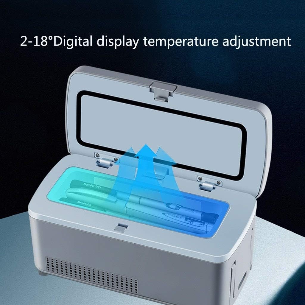 Ww Insulin Cooler with Lithium battery2 for Car, Travel, Home - Portable Car Refrigeration Case/Smal
