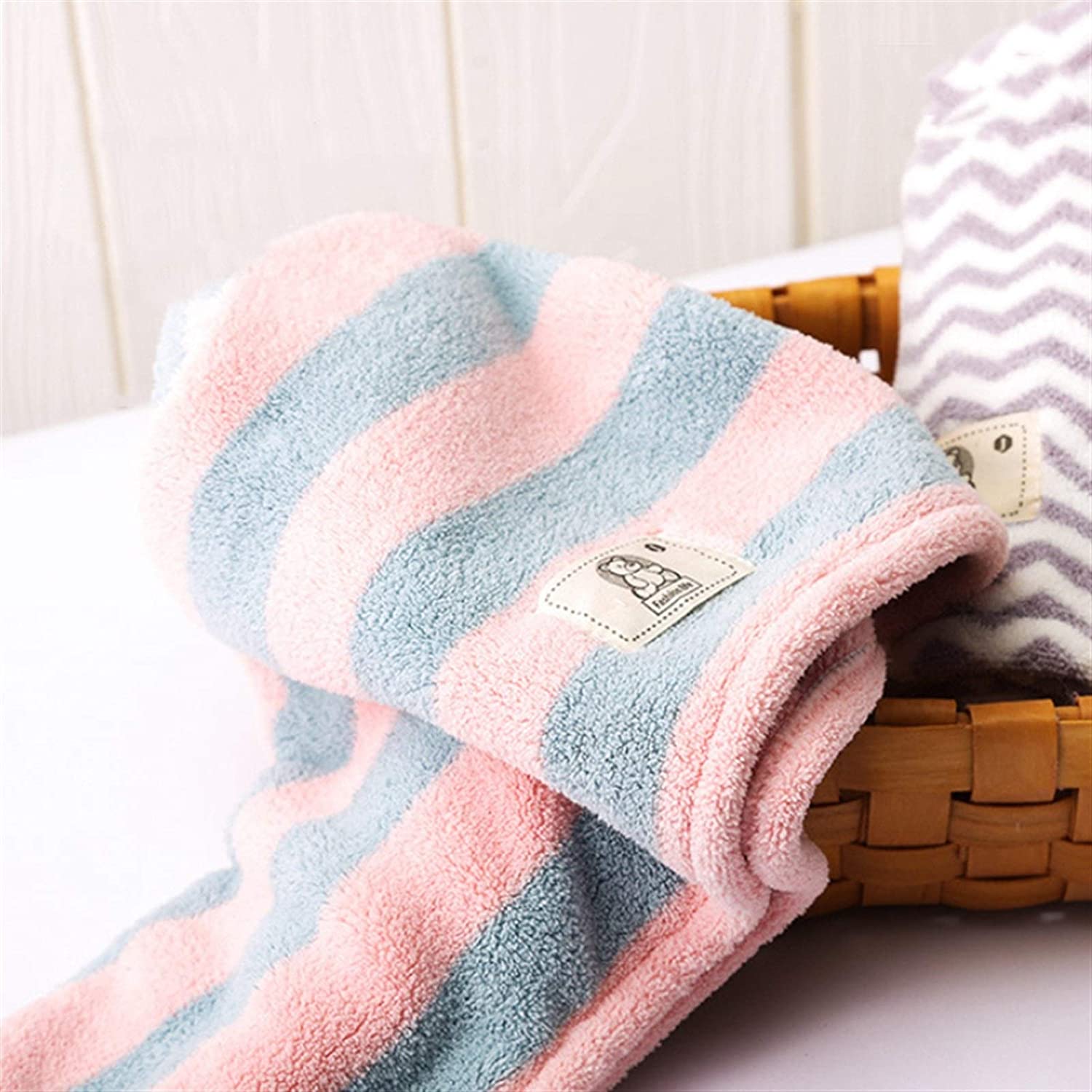 whbage Dry Hair Towel Microfibre After Shower Hair Drying Wrap Womens Girls Lady