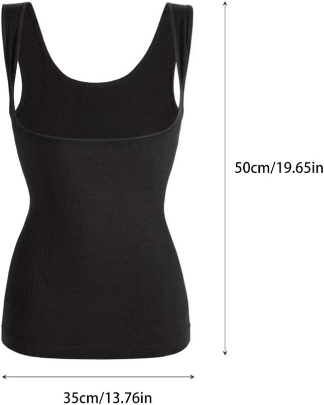 EXCEART Women Waist Trainer Shapewear Vest Seamless Body Shaper Tummy Control Workout Tank Top Corse