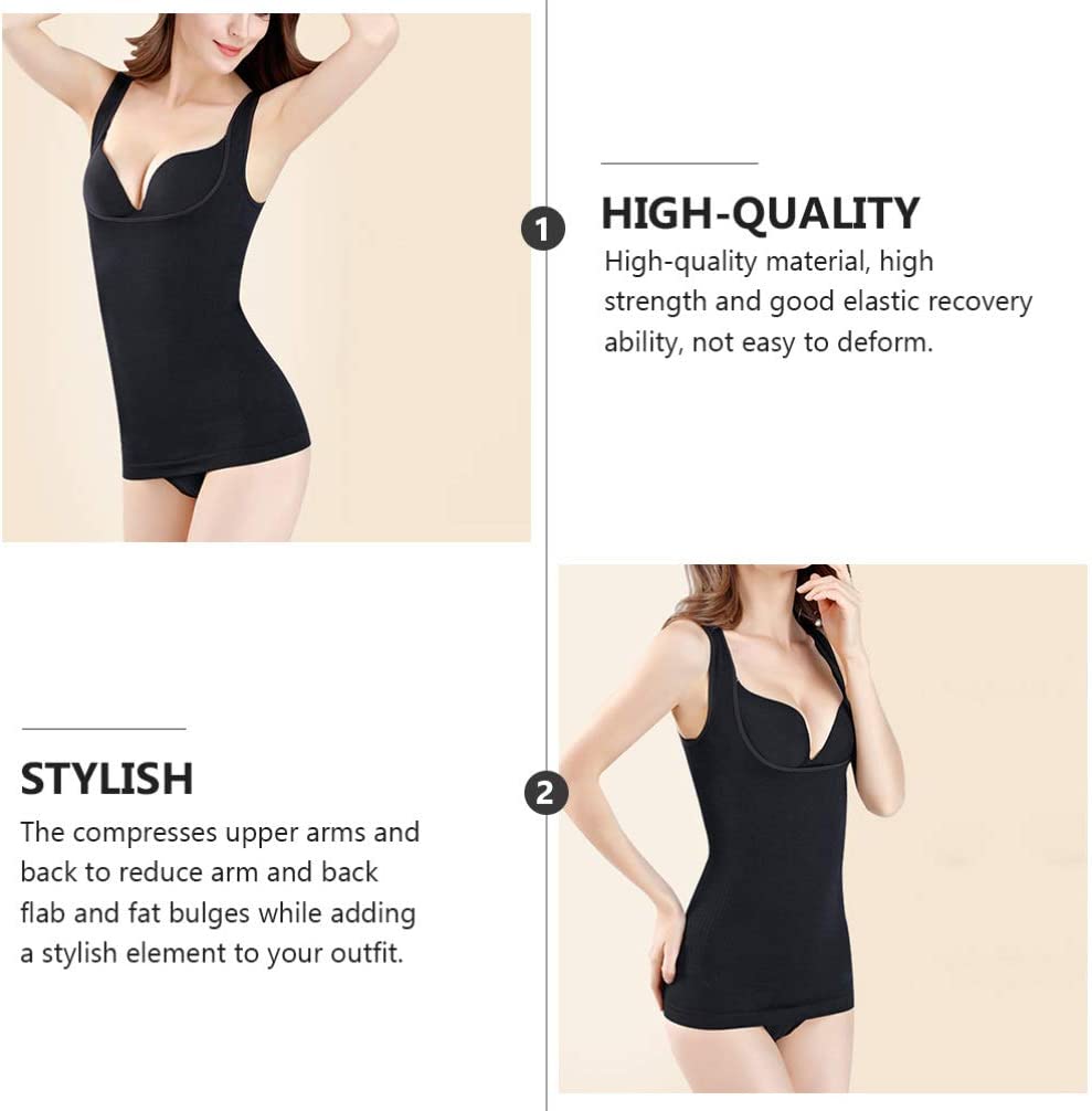 EXCEART Women Waist Trainer Shapewear Vest Seamless Body Shaper Tummy Control Workout Tank Top Corse