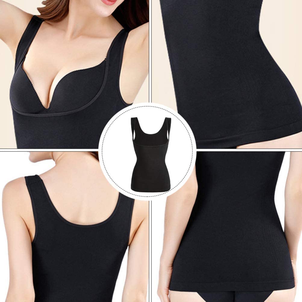 EXCEART Women Waist Trainer Shapewear Vest Seamless Body Shaper Tummy Control Workout Tank Top Corse