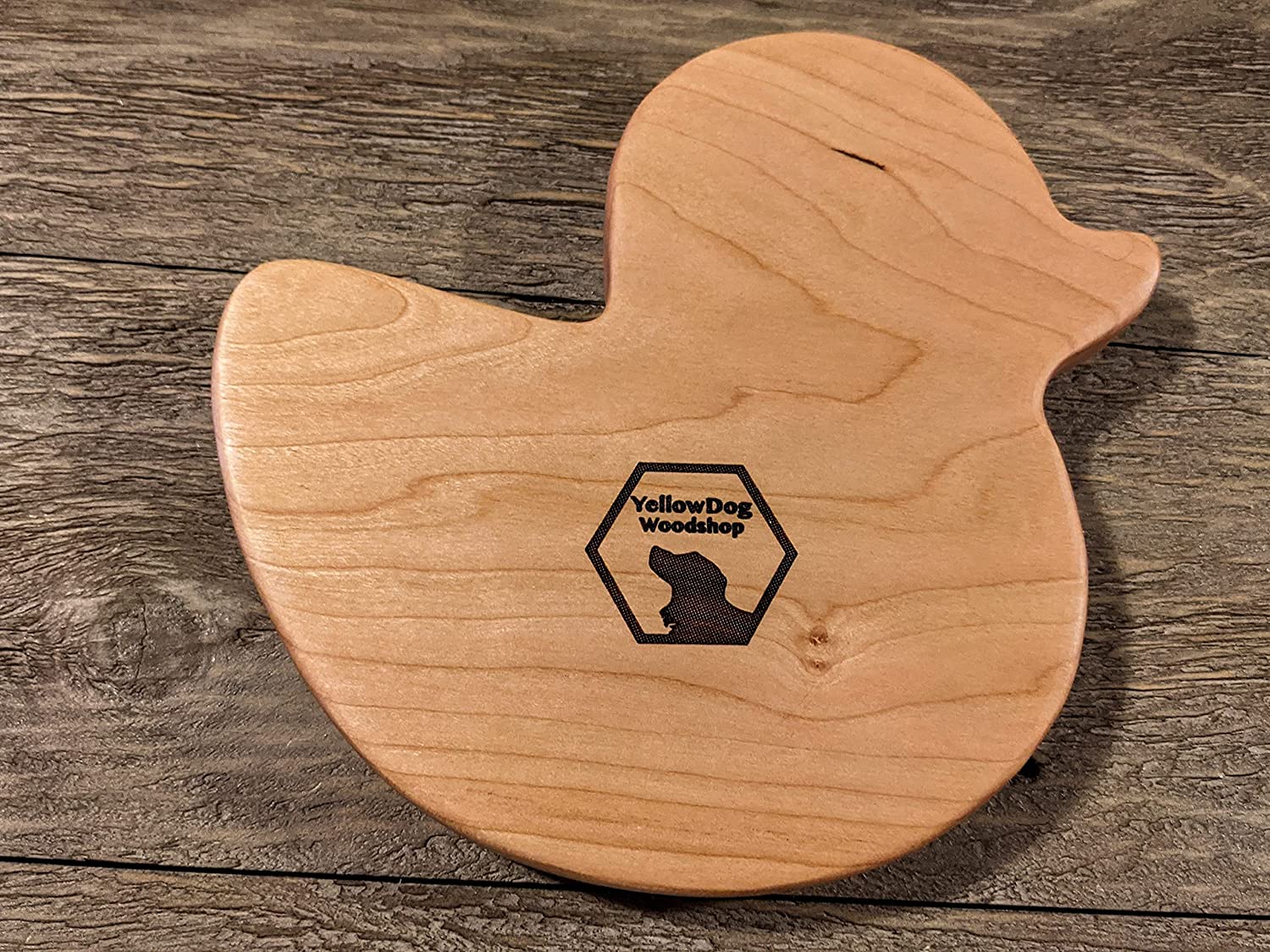 Kid-Cuterie Board, Eco-friendly child or toddler serving plate (Duck)