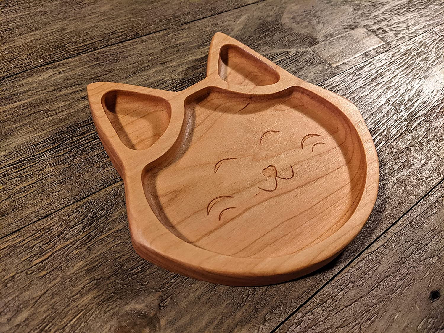 Kid-Cuterie Board, Eco-friendly child or toddler serving plate (Duck)