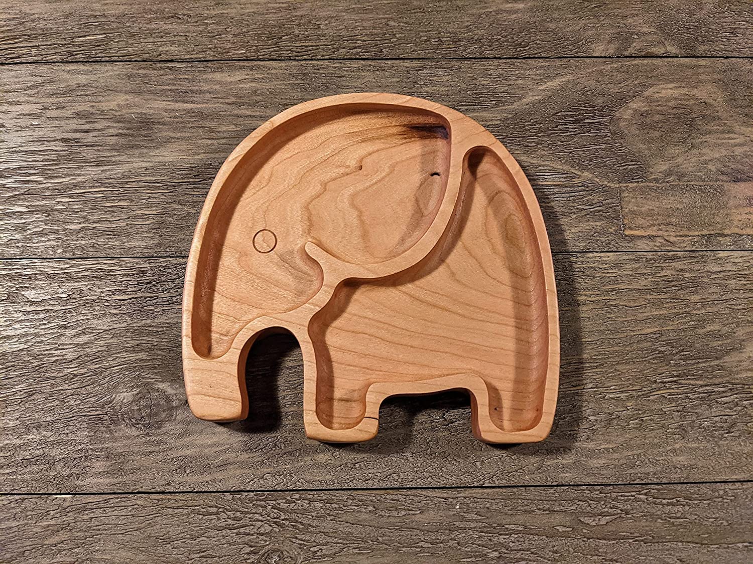 Kid-Cuterie Board, Eco-friendly child or toddler serving plate (Duck)