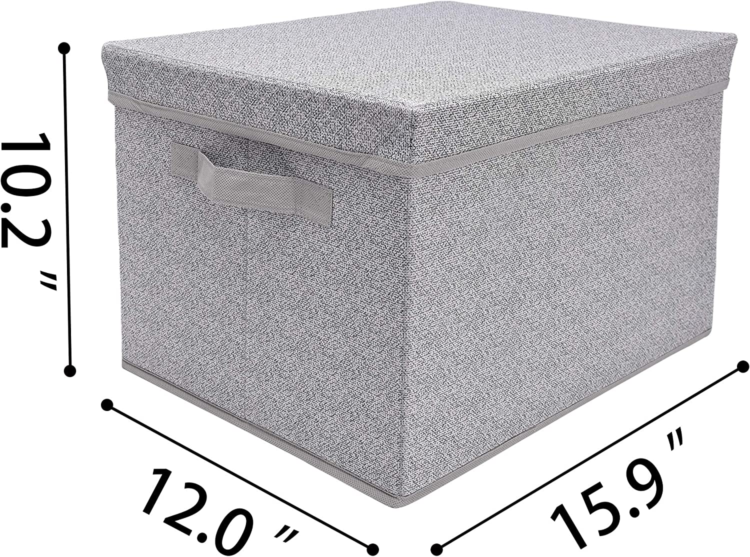 GRANNY SAYS Storage Bins with Handles, Extra Large Storage Boxes for Clothes, Decorative Storage Bin