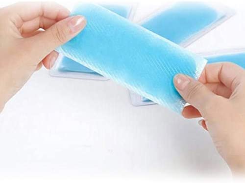 Lolicute 15pcs Cooling Gel Patch,Cooling Gel Fever Cooling Patch,Cooling Forehead Gel Patch,Headache