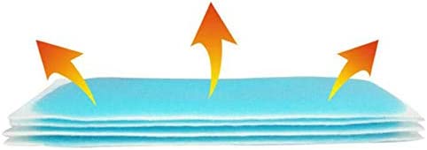 Lolicute 15pcs Cooling Gel Patch,Cooling Gel Fever Cooling Patch,Cooling Forehead Gel Patch,Headache