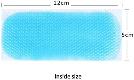 Lolicute 15pcs Cooling Gel Patch,Cooling Gel Fever Cooling Patch,Cooling Forehead Gel Patch,Headache