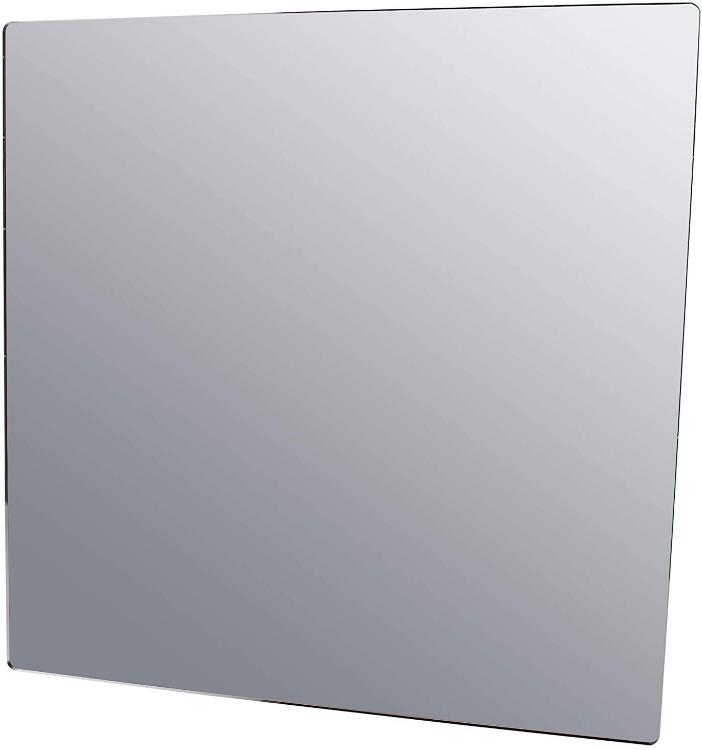 Marketing Holders 10”W Sheet Mirror w/Rounded Corners DIY Wall Decor Vanity Home Architectural Des