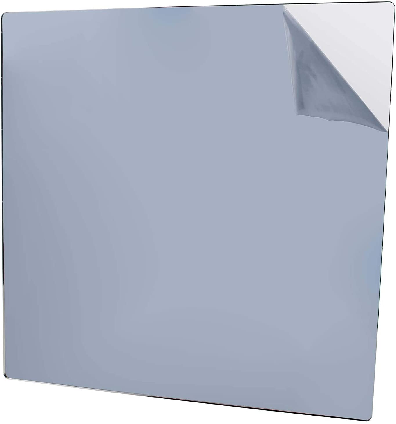 Marketing Holders 10”W Sheet Mirror w/Rounded Corners DIY Wall Decor Vanity Home Architectural Des